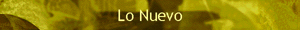 Lo Nuevo