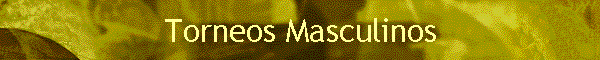 Torneos Masculinos